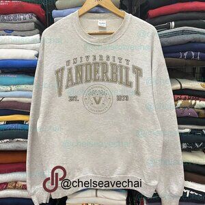 Vanderbilt University Sweatshirt, Retro 90s Vanderbilt University EST 1873 Shirt